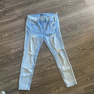 Mens Slim Washed Stretch Denim